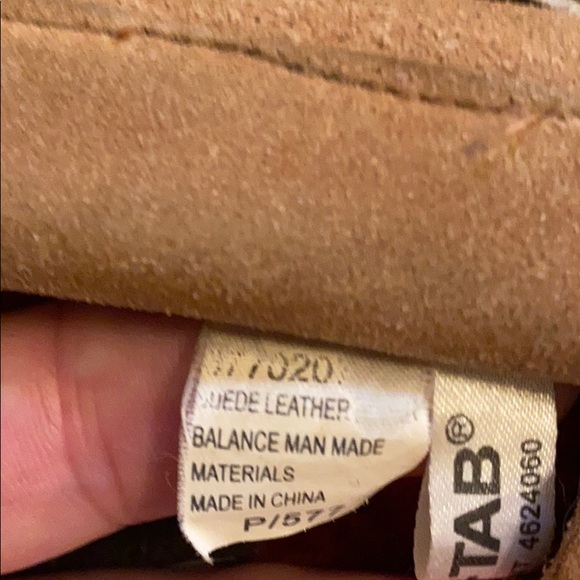 Sox tab sz.12 men’s tan suede lined slippers - Picture 3 of 9